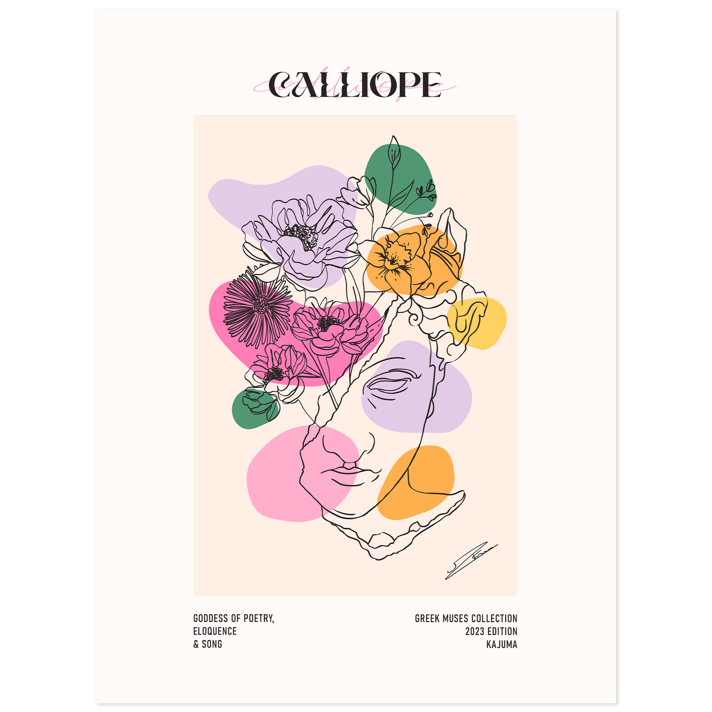 Calliope, goddess of poetry